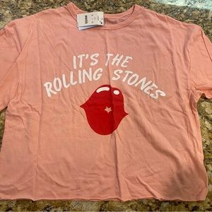 Women’s Large Rolling Stone Shirt - Cropped